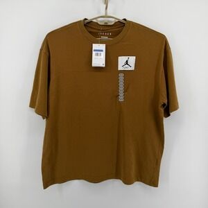 $48 NEW Jordan‎ Flight Essentials Oversized T-Shirt Tan Brown DZ0604-281 Mens M